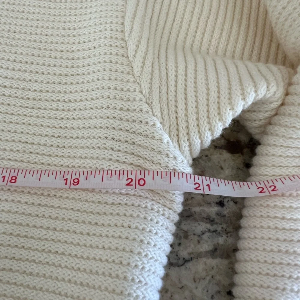 Madewell Cream Ribbed Knit Blouse - Picture 10 of 11